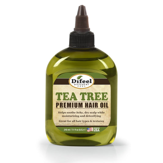 Difeel Premium Natürliches Haaröl - Teebaumöl für trockene Kopfhaut 210 ml