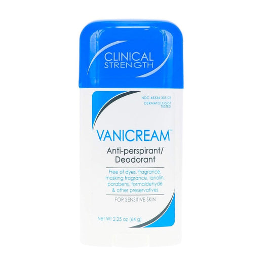 Vanicream Antitranspirant Deodorant Klinische Stärke für empfindliche Haut, 2er Pack (2 x 2,25 Unzen)