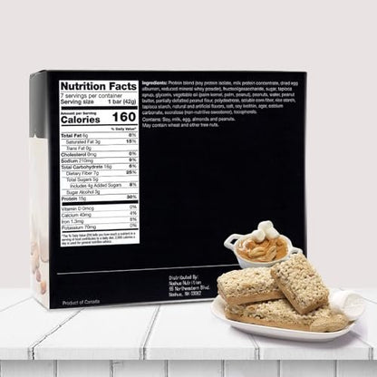 Proti-Thin Fluffy Nutter Proteinriegel – 15g Protein, Low Calorie, Low Carb, Keto-freundlich, 7er Pack