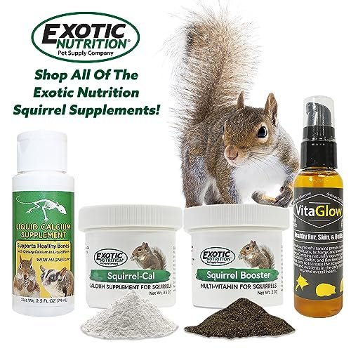 Squirrel-Cal 3,5 oz. – Ultrafeines Pulver-Kalziumpräparat für Eichhörnchen