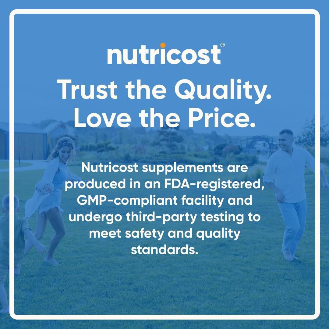 Nutricost Vitamin D3 5.000 IE (125 mcg), 240 Weichkapseln – Nicht-GVO und glutenfrei