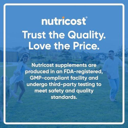 Nutricost Vitamin D3 5.000 IE (125 mcg), 240 Weichkapseln – Nicht-GVO und glutenfrei