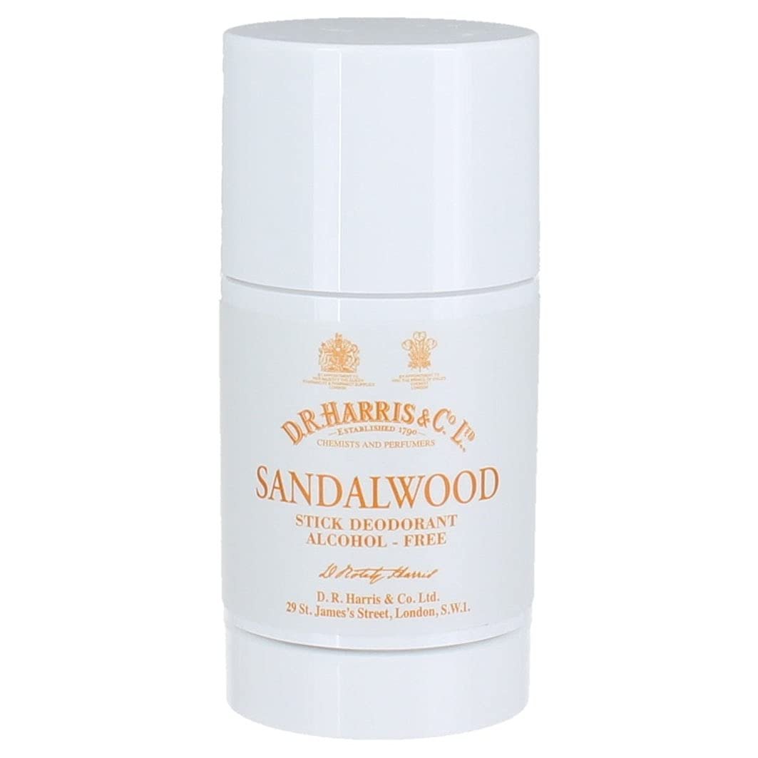 D.R. Harris Sandalwood Stick Deodorant 75g - Natürlicher Deodorant-Stick mit Sandelholzduft
