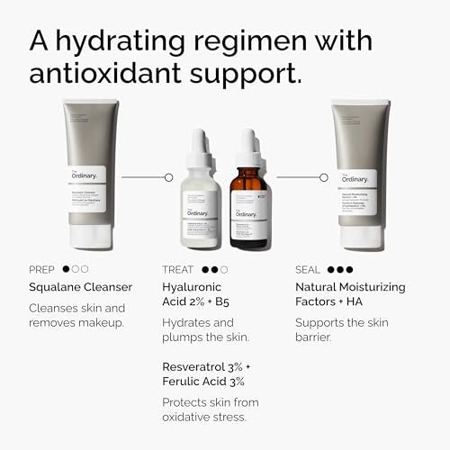 The Ordinary Resveratrol 3% + Ferulic Säure 3% Antioxidans Serum – Anti-Aging Serum, 30 ml