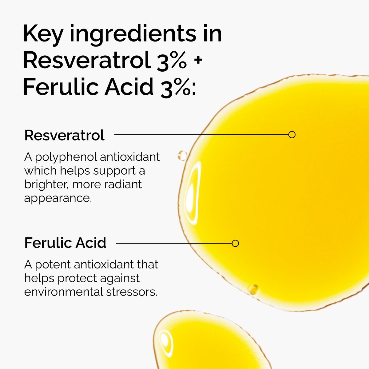 The Ordinary Resveratrol 3% + Ferulic Säure 3% Antioxidans Serum – Anti-Aging Serum, 30 ml