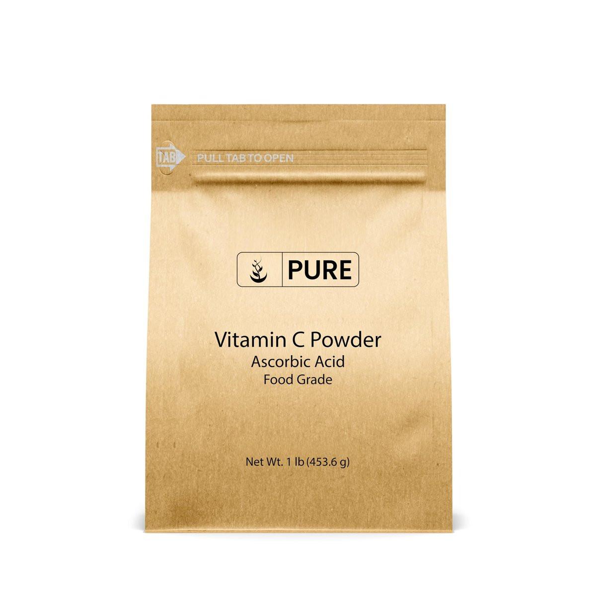PURE ORIGINAL INGREDIENTS Vitamin C Pulver (450 g) Ascorbinsäure, Non GMO, Nahrungsergänzungsmittel