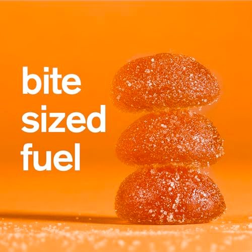 Skratch Labs Energie-Chews | Gummibärchen für Läufer, Radfahrer & Ausdauersportler | Schnelle Kohlenhydrate für Athleten, leicht verdaulich, mit echten Früchten | Gel-Alternative für lange Läufe & Fahrten | Orange 10er-Pack | Glutenfrei, vegan