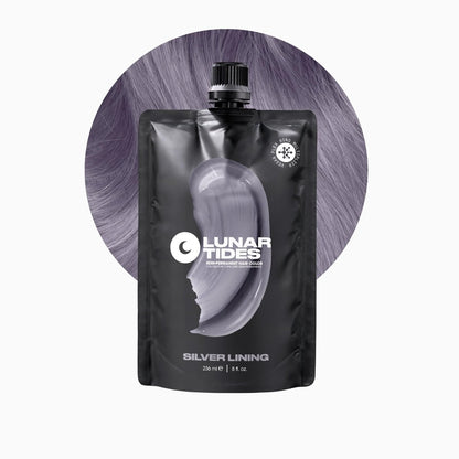 Lunar Tides Semi-Permanent Haarfarbe Silber – 118 ml