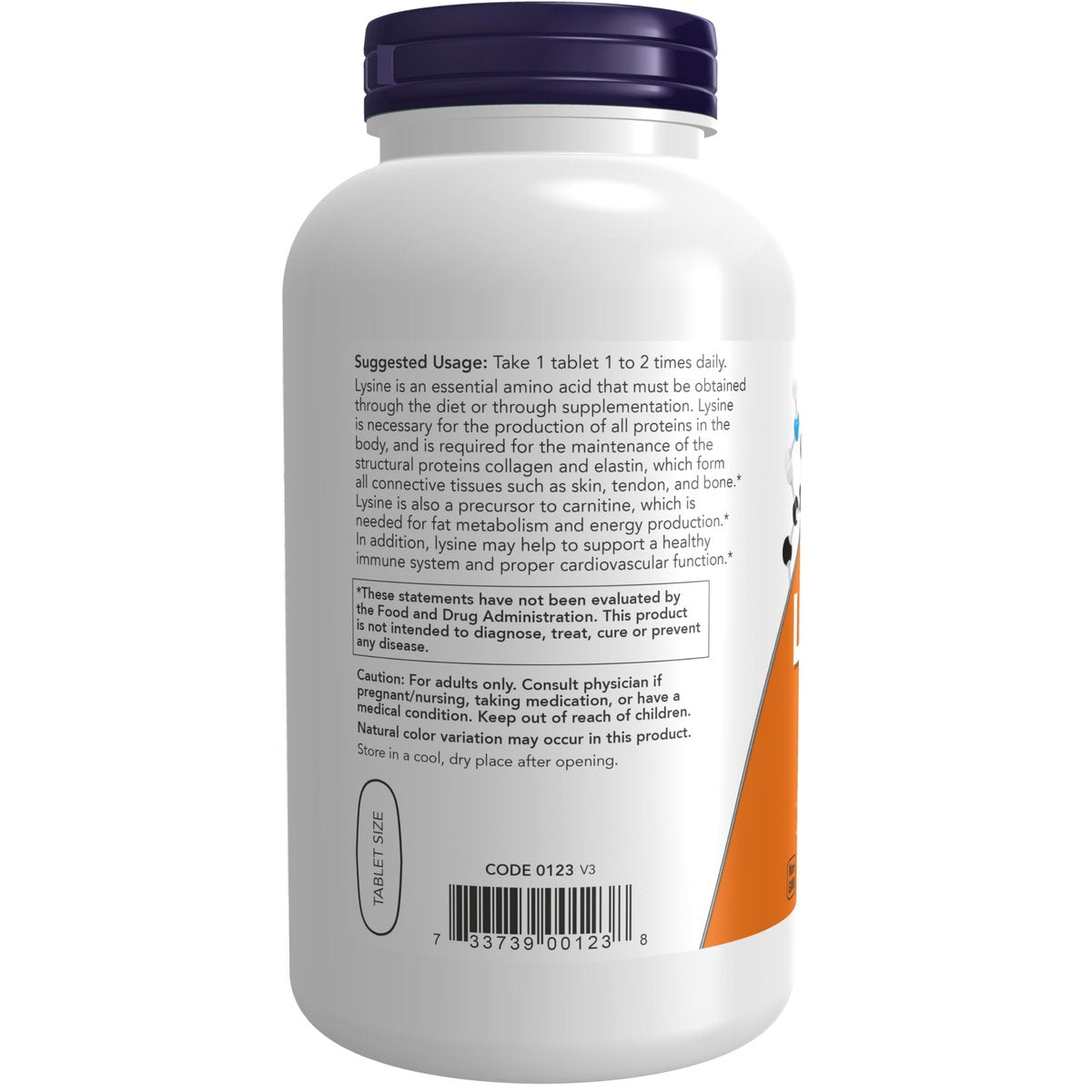 NOW Foods L-Lysin 1.000 mg, Doppelte Stärke, 250 Tabletten - Nahrungsergänzungsmittel mit L-Lysin Hydrochlorid