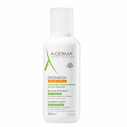 A-Derma Exomega Control – Feuchtigkeitsspendender Körperbalsam bei trockener, zu Ekzemen neigender Haut 400 ml