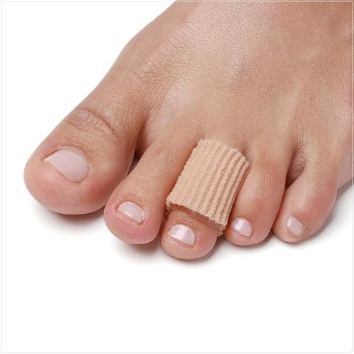 NatraCure Gel Zehenschoner – Wiederverwendbare Zehenkappen für Frauen und Männer, Verbände, Polster, Hüllen für eingewachsene Zehennägel, Hühneraugen, Blasen, Plantarwarzen – 12er-Pack