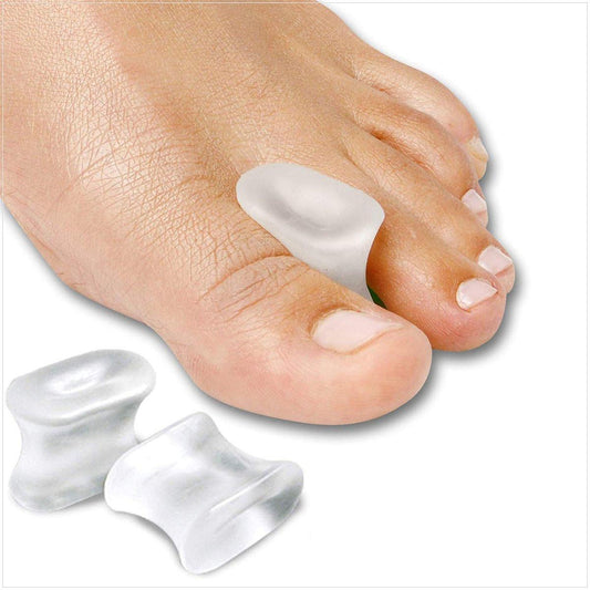 NatraCure Gel Zehenspreizer 12er Pack – Hilft bei Ballenzehen, Hühneraugen, Blasen, Reibung und überlappenden Zehen – Zehenseparatoren für Frauen und Männer zur Korrektur der Zehen
