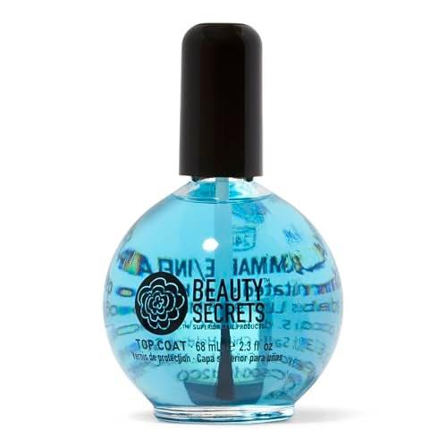 BEAUTY SECRETS Top Coat Nagellack – Hochglänzender Überlack für langanhaltende Maniküre
