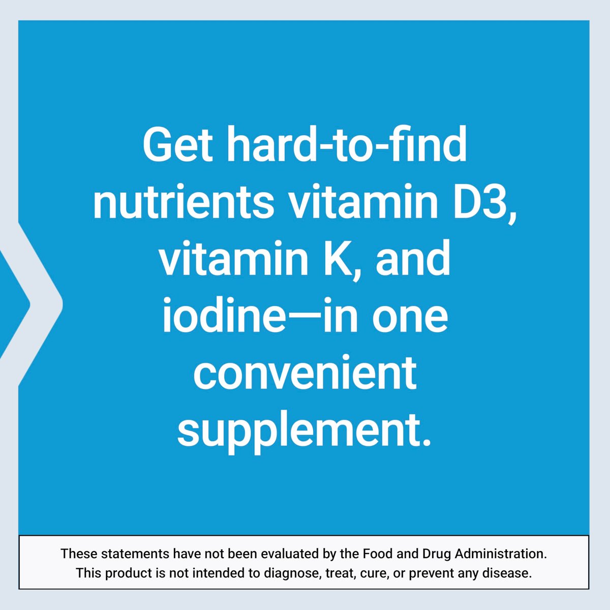 Life Extension Vitamine D und K mit Meeres-Jod – Vitamin D3, Vitamin K1 und K2, Jod – Unterstützt Immun-, Knochen-, Arterien- und Schilddrüsengesundheit – Nicht-GVO, glutenfrei, 60 Kapseln