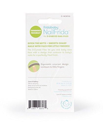 Frida Baby NailFrida – S-förmige Baby-Nagelfeilen, Nagelpflege für Babys, 5 Stück