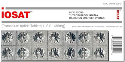 IOSAT Kaliumiodid 14 Tabletten – Jodtabletten für den Notfall