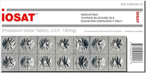 IOSAT Kaliumiodid 14 Tabletten – Jodtabletten für den Notfall