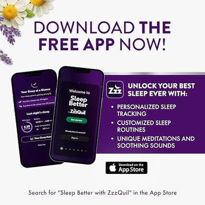 ZzzQuil Pure Zzzs Melatonin Gummis – Einschlafhilfe mit Melatonin 2mg, Kamille & Lavendel für Erwachsene, Wildberry-Vanille-Geschmack, 24 Stück