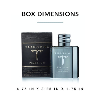 Territoire Eau de Parfum Platinum – Herrenparfüm, 100 ml