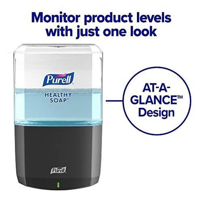PURELL HEALTHY SOAP 0,5 % BAK Antimikrobieller Schaum, leicht parfümiert, 1200 ml Nachfüllpackung für PURELL ES8 Automatik-Seifenspender (2er-Pack) – 7779-02 – Hergestellt von GOJO, Inc.