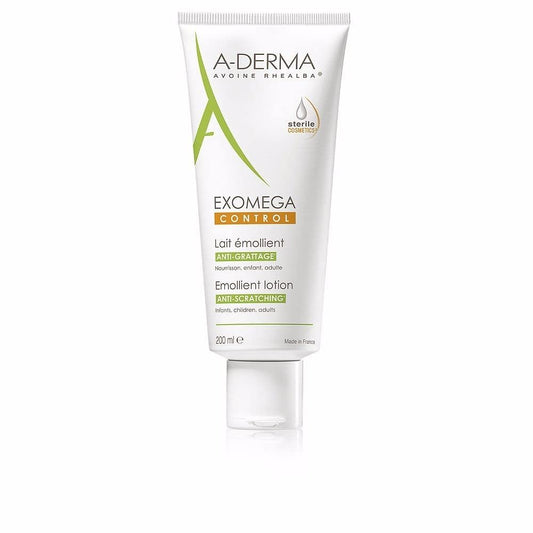 A-Derma Exomega Control Feuchtigkeitslotion 200 ml – Beruhigende Pflege für trockene & zu Neurodermitis neigende Haut