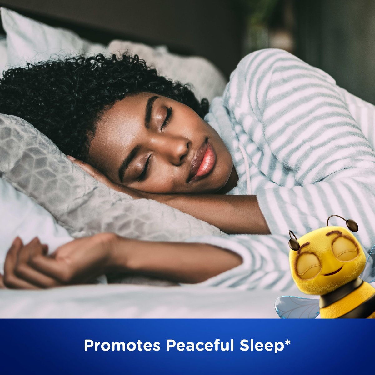 Zarbee's Melatonin Gummis 3mg – Schlafergänzung für erholsamen Schlaf, natürlicher Mix aus Früchten, für Erwachsene ab 12 Jahren, 60 Stück