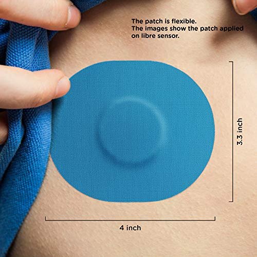 SIMPATCH Universal Klebepflaster (25er-Pack) - Wasserdichtes CGM-Pflaster (Schwarz)