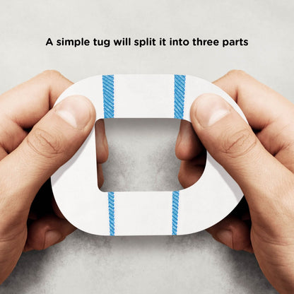 SIMPATCH Klebepflaster für OmniPod – 25 Stück – Schwarz