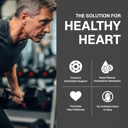 Weider Rote Hefe Reis Plus – Pflanzliches Nahrungsergänzungsmittel für die Herzgesundheit – mit Phytosterolen & Mikroalgen – 120 Kapseln