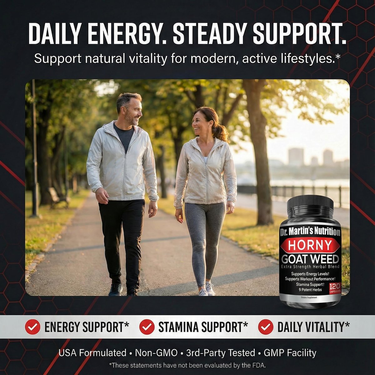Super Strength Horny Goat Weed 120 Kapseln mit Maca, Arginin & Ginseng – Steigern Sie auf natürliche Weise Ihre Gesundheit, Trainingsleistung, Ausdauer und Energie, Gelenkgesundheit für Männer und Frauen (120 Kapseln)