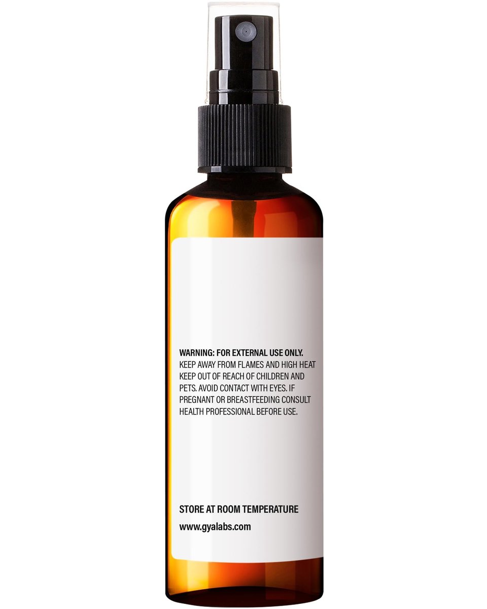 Gya Labs Pfefferminz-Hydrolat – 100 ml – Feuchtigkeitsspendendes Gesichts- und Körperspray als Gesichtswasser & Haarauffrischer – Auch als Kissen-, Raum- & Wäschespray für frischen Duft