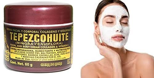 DEL INDIO PAPAGO Gesichts-Nachtcreme mit Tepezcohuite 60g - Hydratisiert die Haut