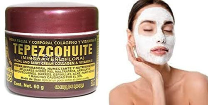 DEL INDIO PAPAGO Gesichts-Nachtcreme mit Tepezcohuite 60g - Hydratisiert die Haut