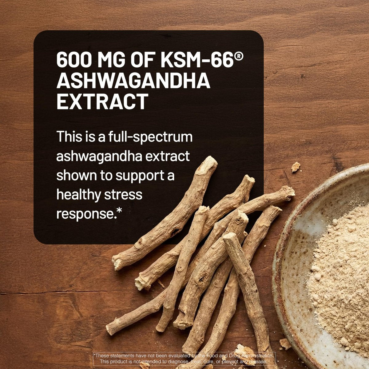 NatureWise Ashwagandha gegen Stress - Mit KSM-66 Extrakt, GABA, L-Theanin, Rhodiola Rosea - Pflanzliche Stimmungs- & Schlafunterstützung - Vegan, Nicht-GVO, Glutenfrei - 60 Kapseln [1-Monatsvorrat]