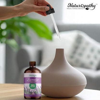 Naturopathy Lavendelöl, 100% natürliches therapeutisches Premium-Lavendelöl, 118 ml – Ideal für Aromatherapie und Entspannung