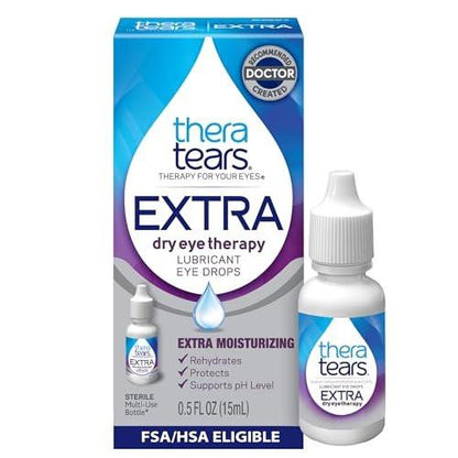 TheraTears Extra Trockene Augen Therapie - Befeuchtende Augentropfen bei Trockenen Augen, 15 ml