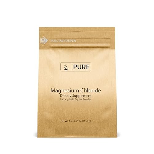 Pure Original Ingredients Magnesiumchlorid (113g) – Orales Ergänzungsmittel, Kristallpulver, Lebensmittelqualität