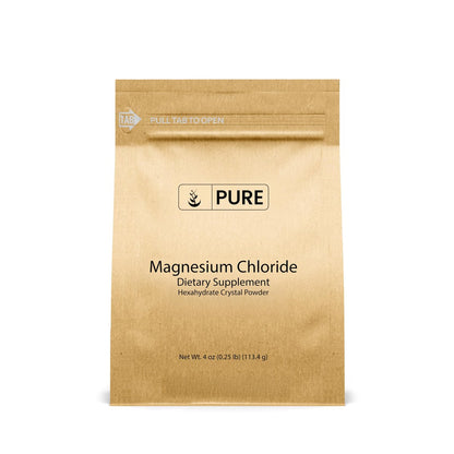 Pure Original Ingredients Magnesiumchlorid (113g) – Orales Ergänzungsmittel, Kristallpulver, Lebensmittelqualität