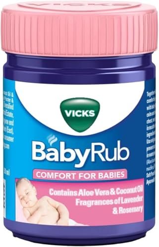 Vicks BabyRub – Beruhigende Salbe für Babys (50 ml) + V4l Servietten 125 Blatt kostenlos