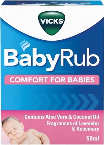 Vicks BabyRub – Beruhigende Salbe für Babys (50 ml) + V4l Servietten 125 Blatt kostenlos