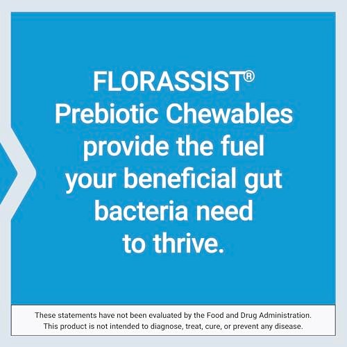 Life Extension FLORASSIST® Präbiotikum Kautablette (Erdbeere) – 1000 mg Xylooligosaccharide, Nahrungsergänzungsmittel für die Darmflora, glutenfrei, nicht-GVO, vegetarisch, 60 Kautabletten
