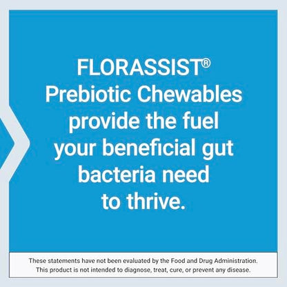 Life Extension FLORASSIST® Präbiotikum Kautablette (Erdbeere) – 1000 mg Xylooligosaccharide, Nahrungsergänzungsmittel für die Darmflora, glutenfrei, nicht-GVO, vegetarisch, 60 Kautabletten