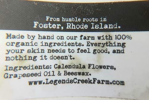 Legend's Creek Farm Kräutersalbe – Heilsalbe mit Sanddornöl & Johanniskraut – natürlicher Balsam für trockene Haut & Hautreizungen – 28g Handgemacht in den USA (Sanddorn)
