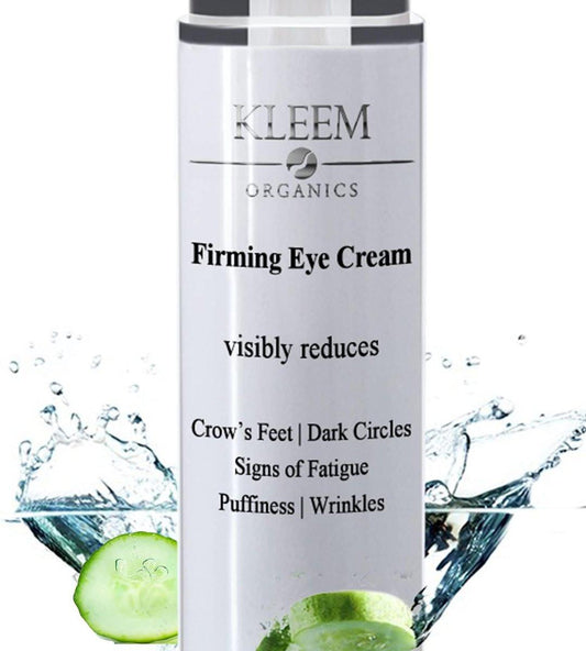 Kleem Organics Augencreme gegen dunkle Ringe und Tränensäcke - Anti-Aging Augencreme mit Peptiden und Niacinamid, reduziert Augenringe, Krähenfüße, feine Linien und Erschlaffung - 0,51 oz