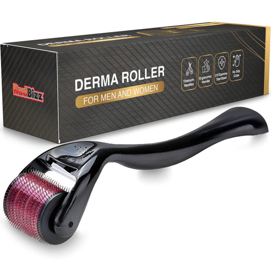 RadBizz Derma Roller 0,25 mm mit Aufbewahrungsbox – Titan-Nadeln für Hautpflege