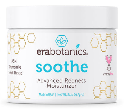 Era Organics Creme zur Rötungsberuhigung & Feuchtigkeitspflege – Beruhigende Gesichtscreme mit Manuka Honig, MSM, Kamille – Hergestellt in USA