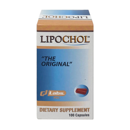 Lipochol Nahrungsergänzungsmittel zur Leberreinigung & -entgiftung, tägliche Entgiftung & Leberunterstützung mit Vitaminen, Nährstoffunterstützung, Entgiftung & Reparatur, 100 Kapseln, 1 Packung