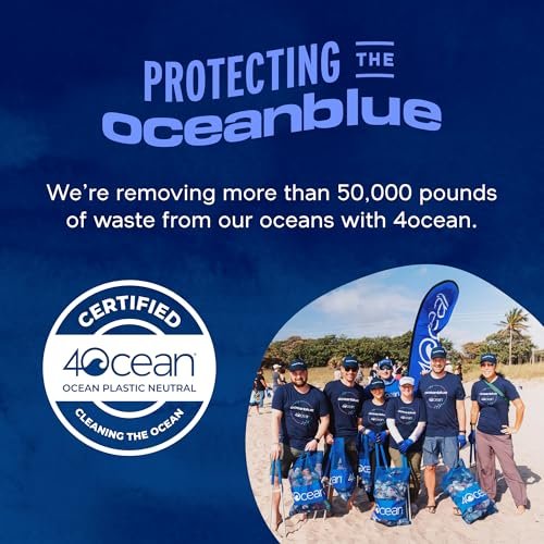 Oceanblue Professional Omega-3 2100 mit Vitamin D3 – 60 Kapseln – Dreifachstärke Fischöl Ergänzung mit hochdosiertem EPA, DHA, DPA und Vitamin D3 – Wildgefangen – Orangengeschmack (30 Portionen)
