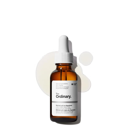 The Ordinary Retinol 0,2% in Squalan – Sanftes Anti-Aging Retinol Serum für das Gesicht, 30 ml