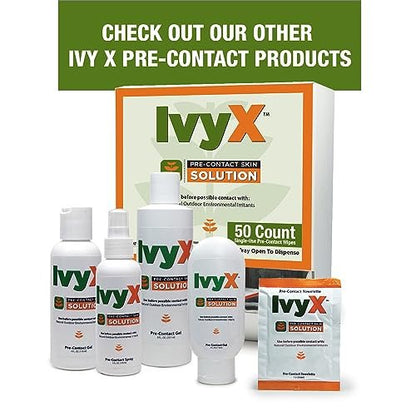 CoreTex Ivy X Pre-Contact Poison Ivy Hautschutzspray - 8oz Flasche mit Schutzlösung zur Vorbeugung von juckenden Ausschlägen - Wirkt auch gegen Gifteiche und Giftsumach - Schnelltrocknende & kreidefreie Formel